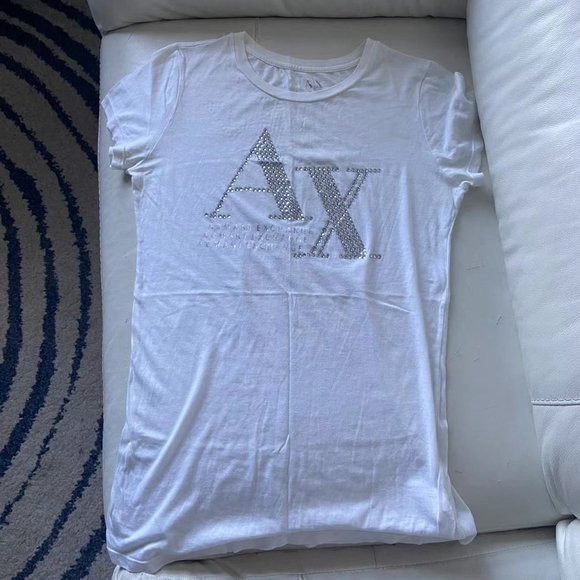 AX T shirt-white - Picture 1 of 5